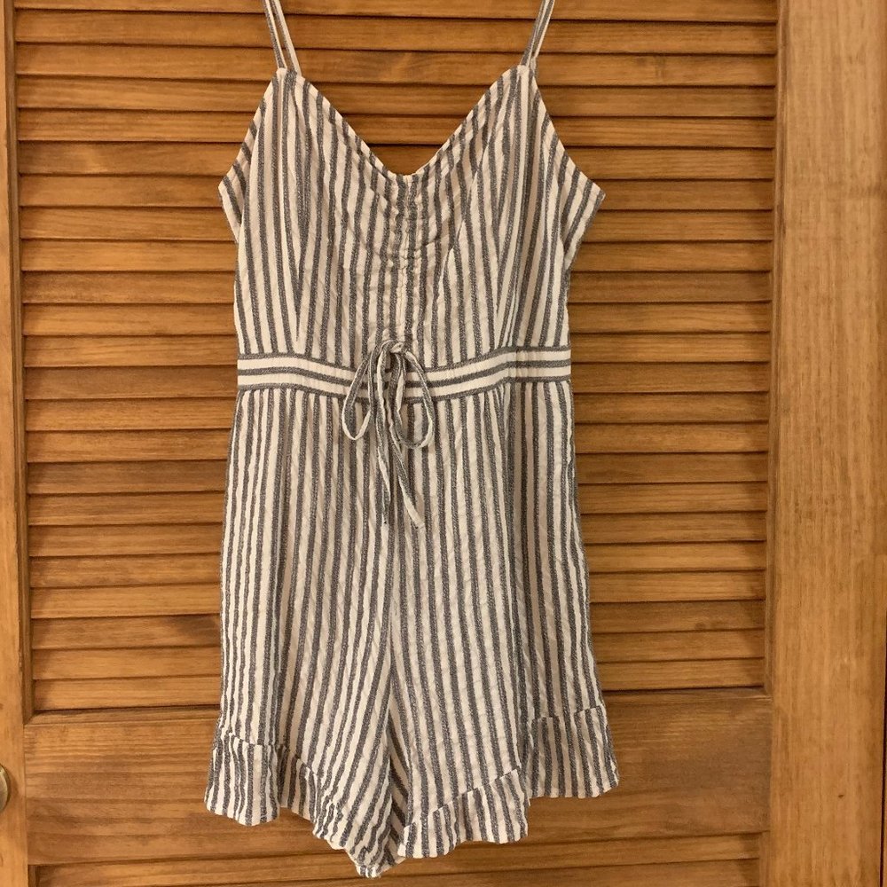 AE Striped Sleeveless Romper